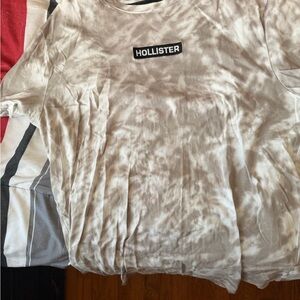 Hollister Cream Cotton Tee